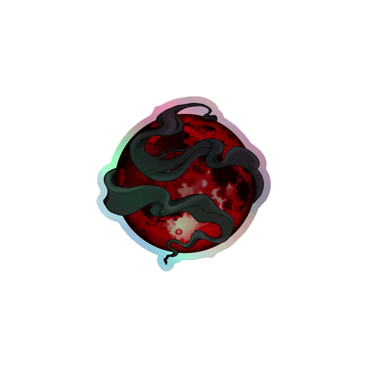 Blood moon sticker product image (1)