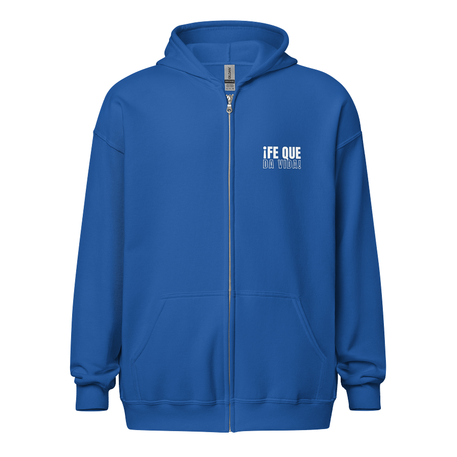 Sudadera Unisex con Capucha y Cremallera | Nunca dejaré de creer product image (2)