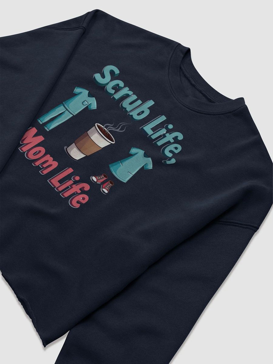 Scrub Life, Mom Life Fleece Crop Sweatshirt product image (20)