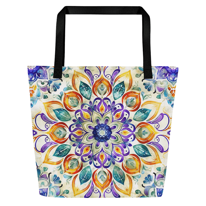 Mandala Mosaic Polyester Tote Bag product image (1)