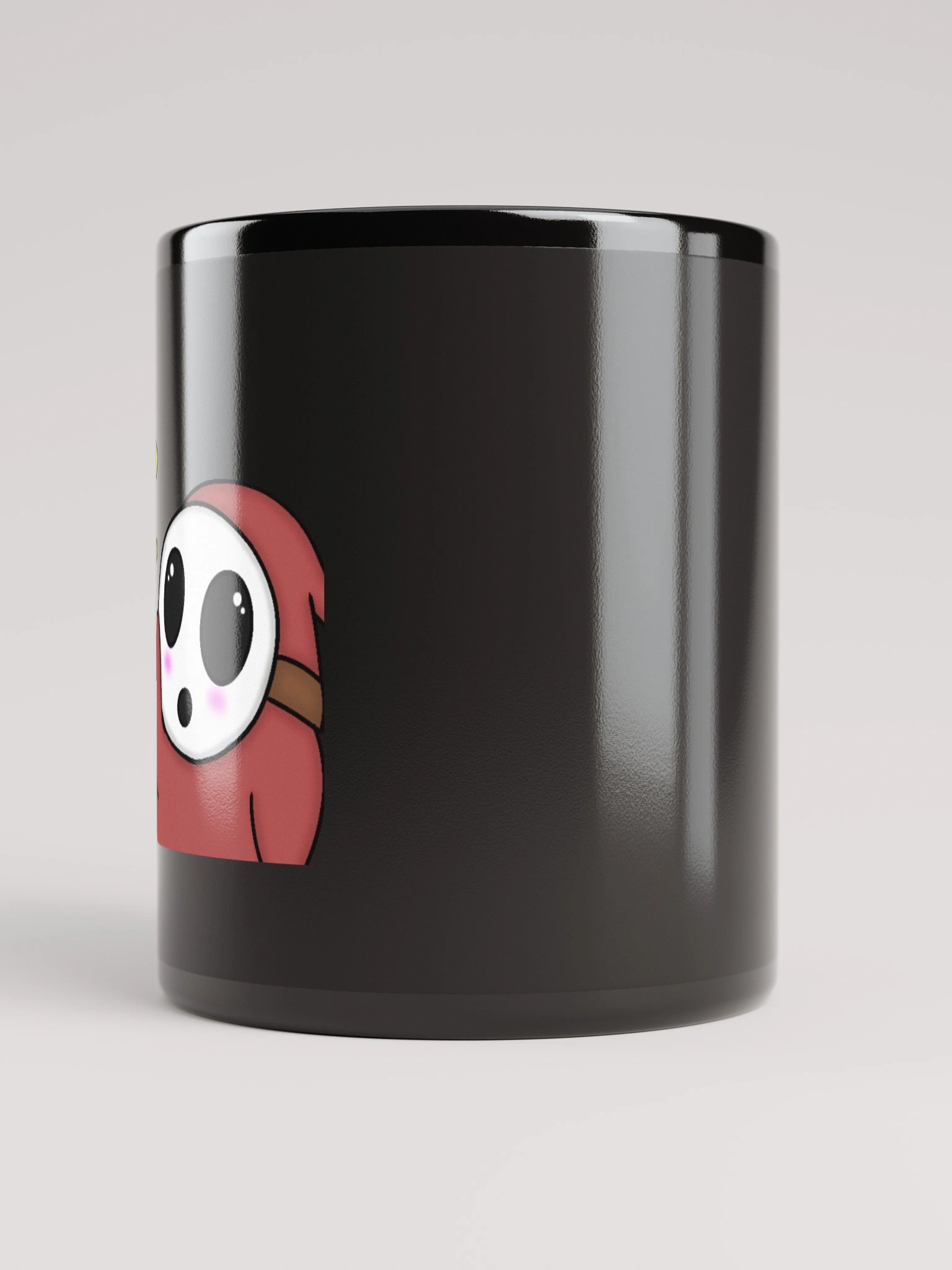 confused shy guy black mug product image (10)