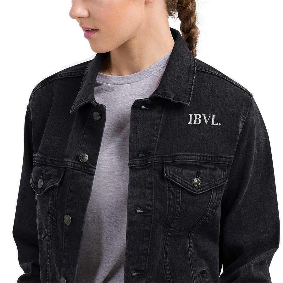 Premium Embroidered IBVL Signature Unisex Denim Jacket product image (3)