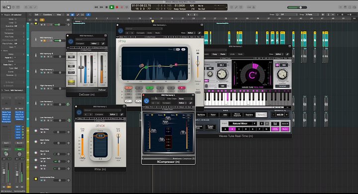 ALM R&B Vocal Mix Template #3 (Waves Plugins Only - Logic Pro) product image (2)