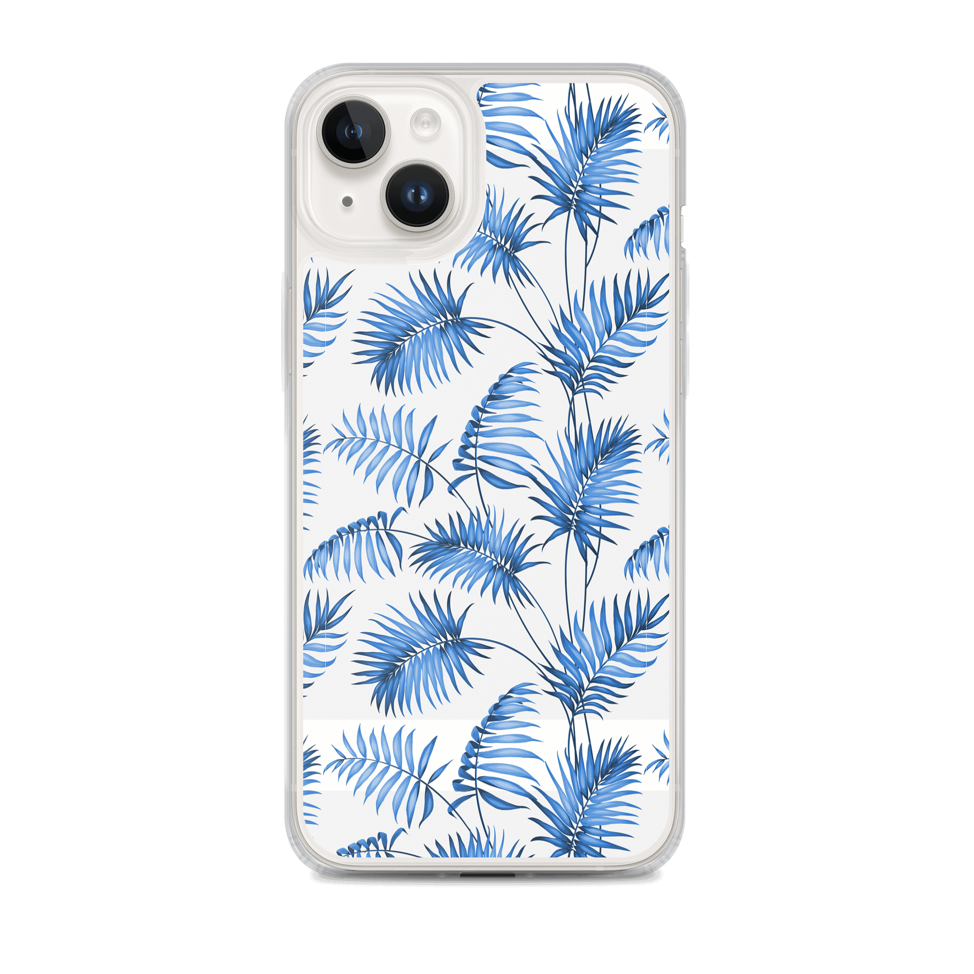 Cute MagSafe Clear iPhone Case Elegant Botanical Leaves product image (1)