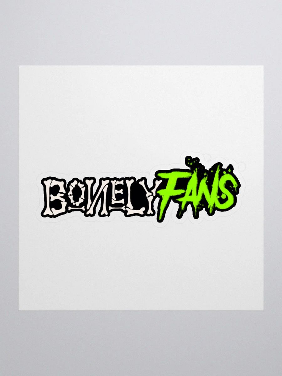 BonelyFans Kiss Cut Stickers product image (1)