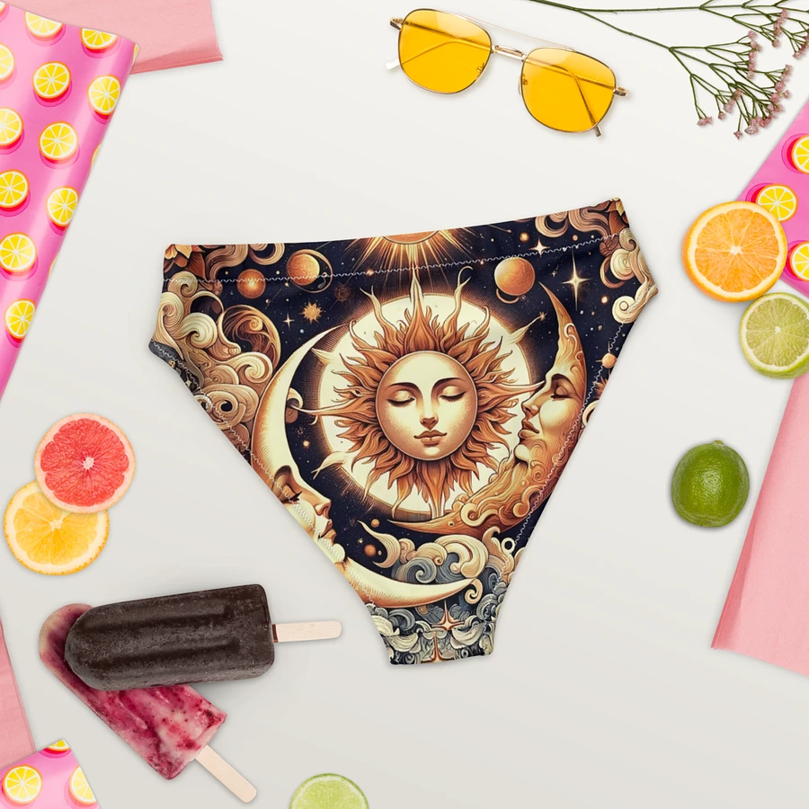 All-Over Print Recycled High Waisted Bikini Bottom product image (4)