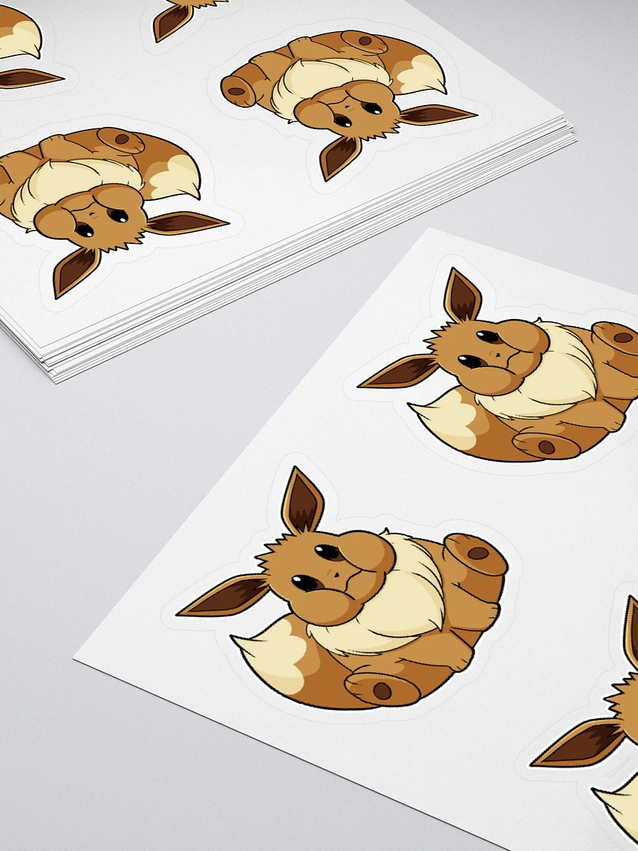 Chubby Eevee Sticker Sheet product image (4)