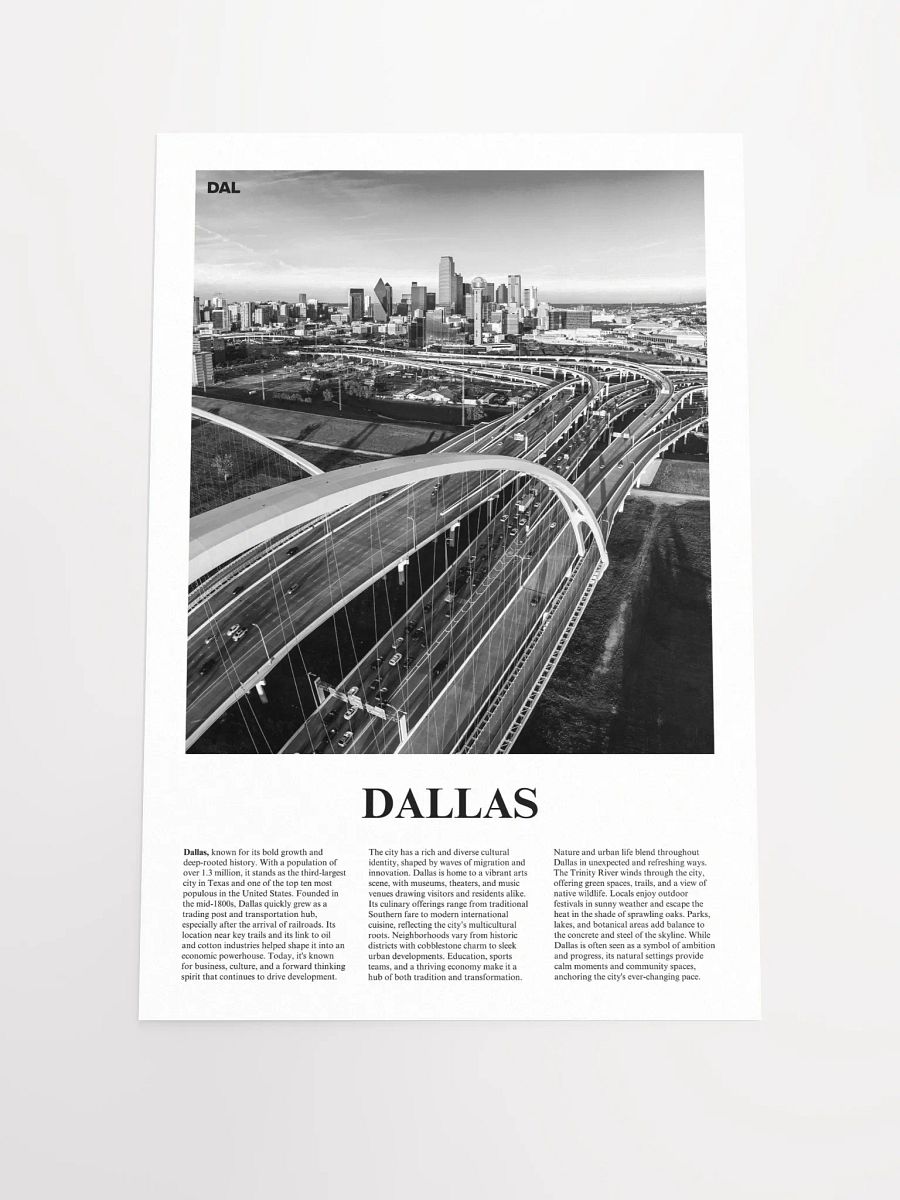 Dallas 03 Newspaper Poster product image (2)