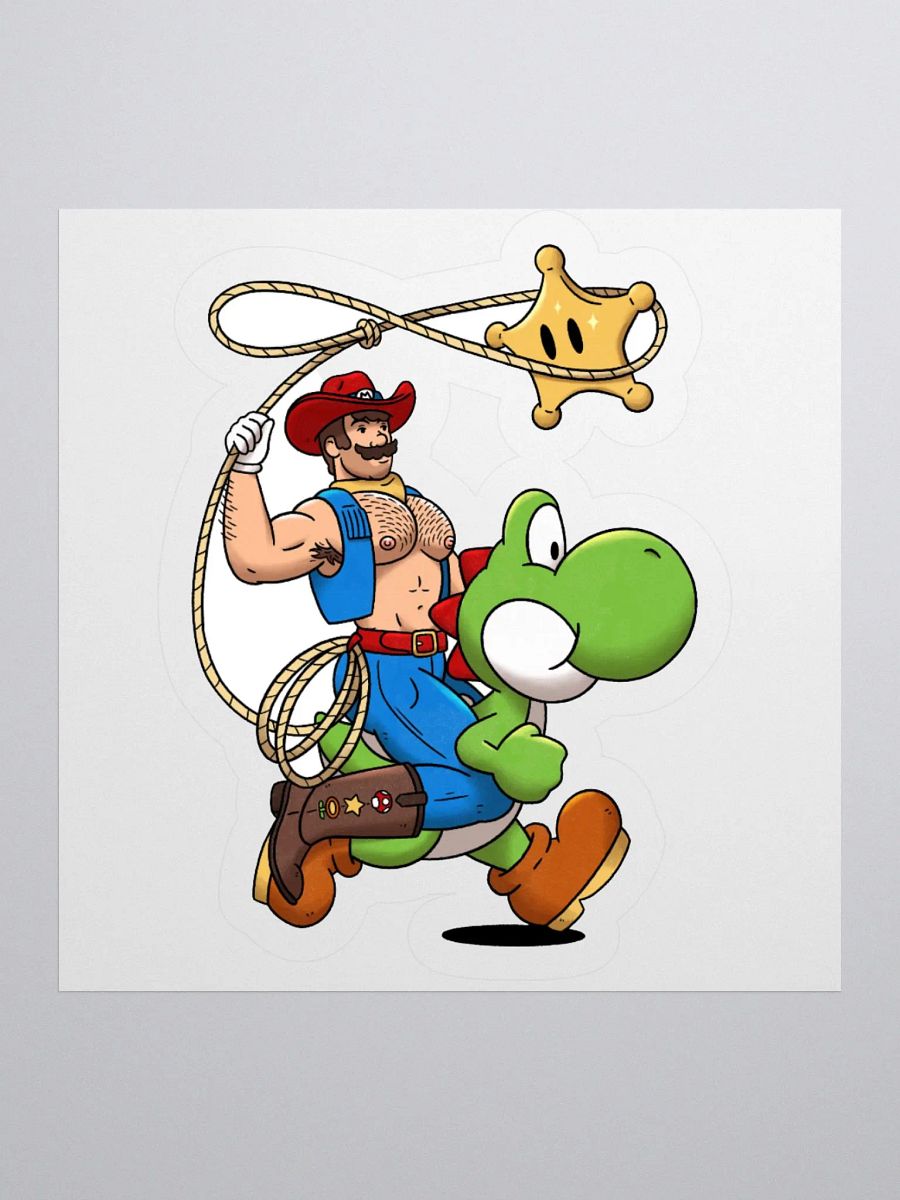 Cowboy Plumber Sticker product image (3)