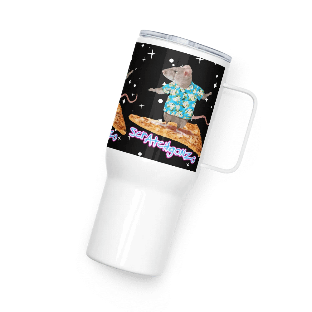 Pizza Mouse Thermal Travel Mug product image (4)