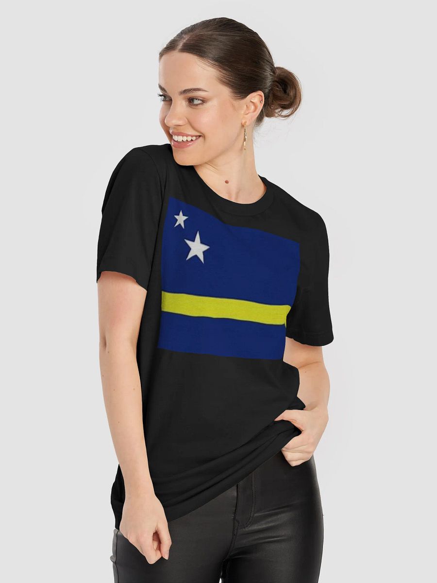 Exclusive Unisex Curaçao Flag Graphic Tee by Graphic Grove - Supersoft Cotton product image (9)