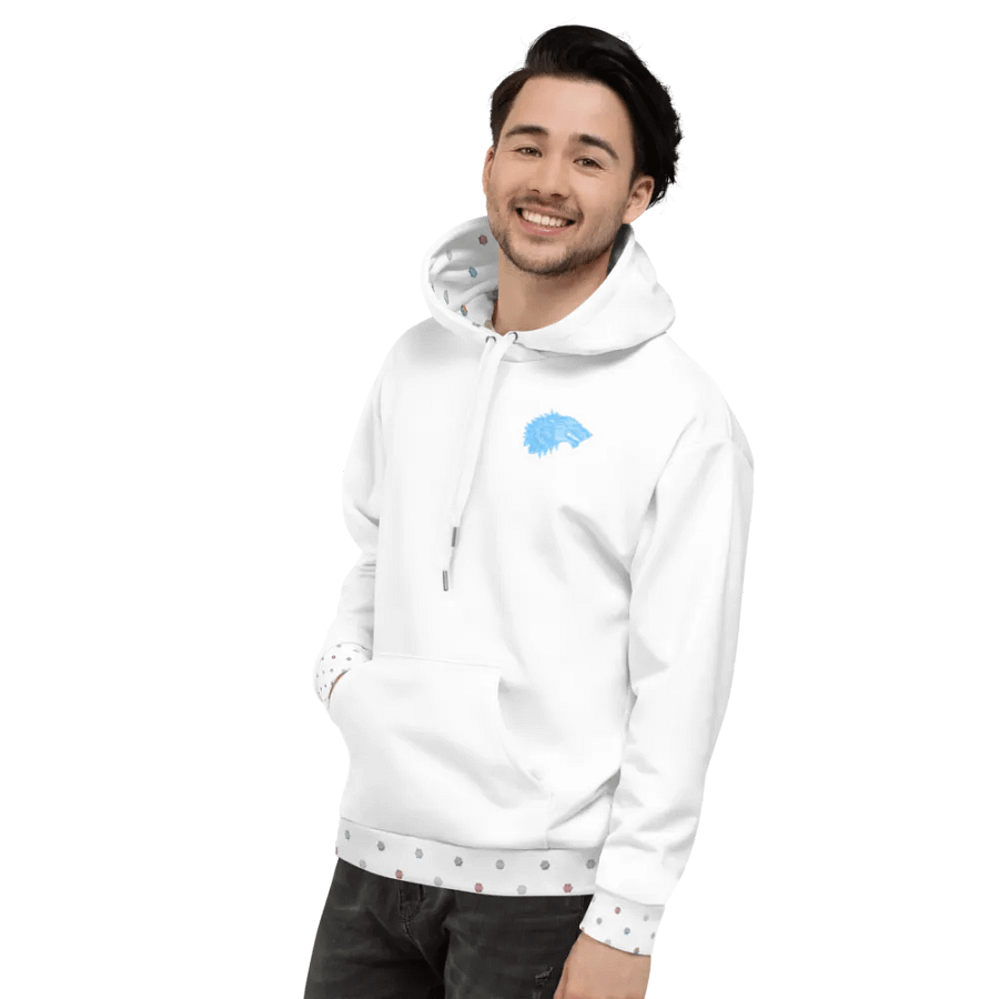 White Winter is Here Hoodie - back product image (8)