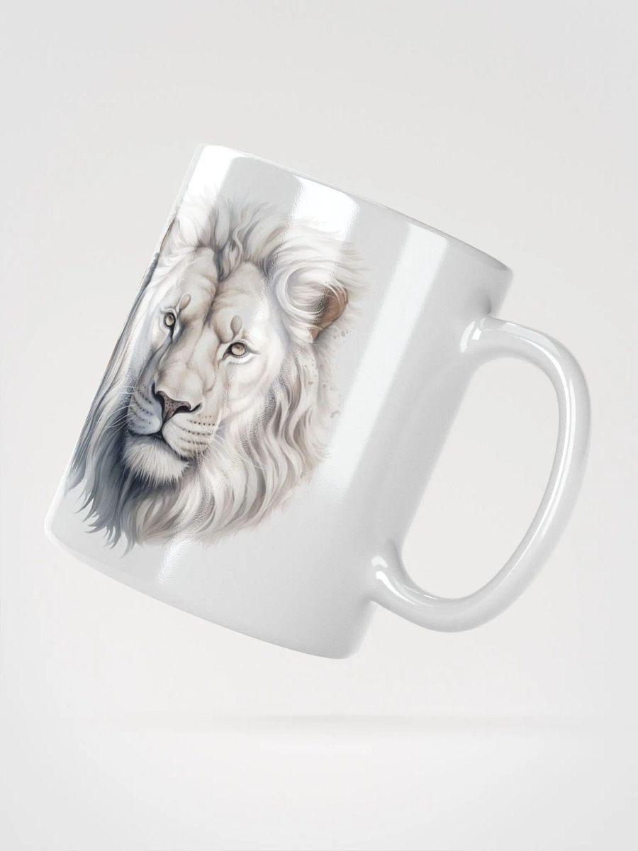 Majestic Lions White Glossy Mug product image (3)