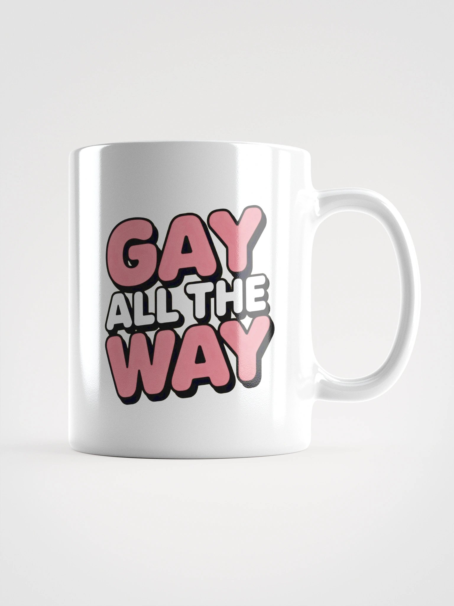 Gay all the way Glossy Mug product image (2)