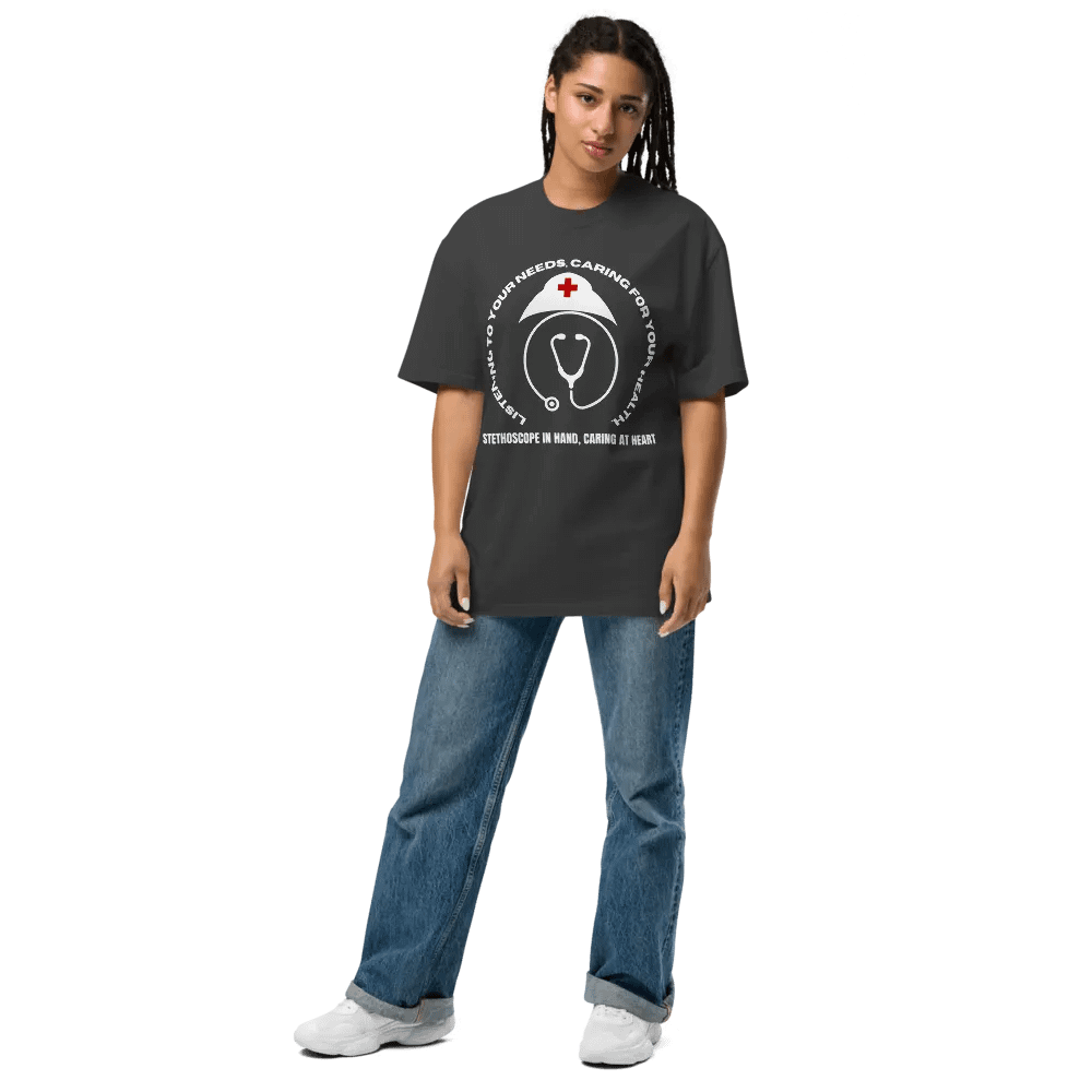 Heartbeat Emblem Oversized Tee product image (7)