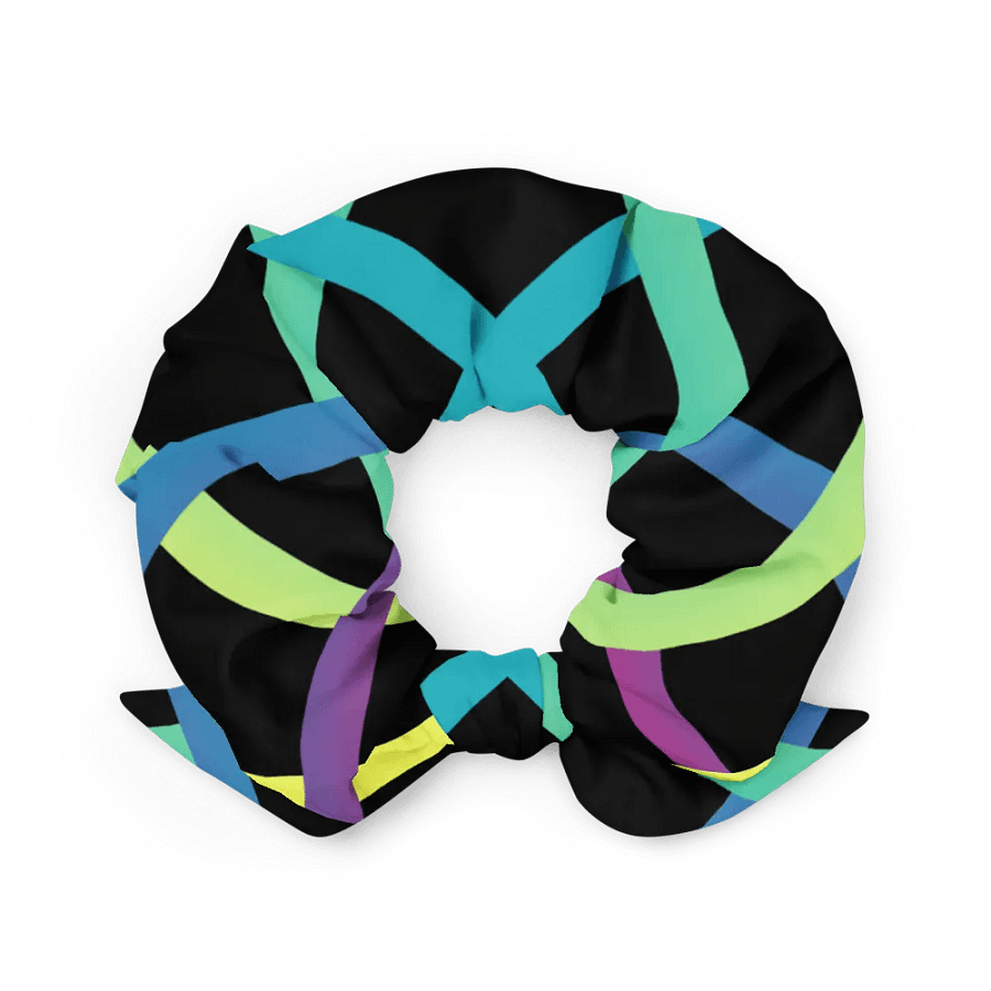 Vibrant Grid All-Over Print Scrunchie product image (3)