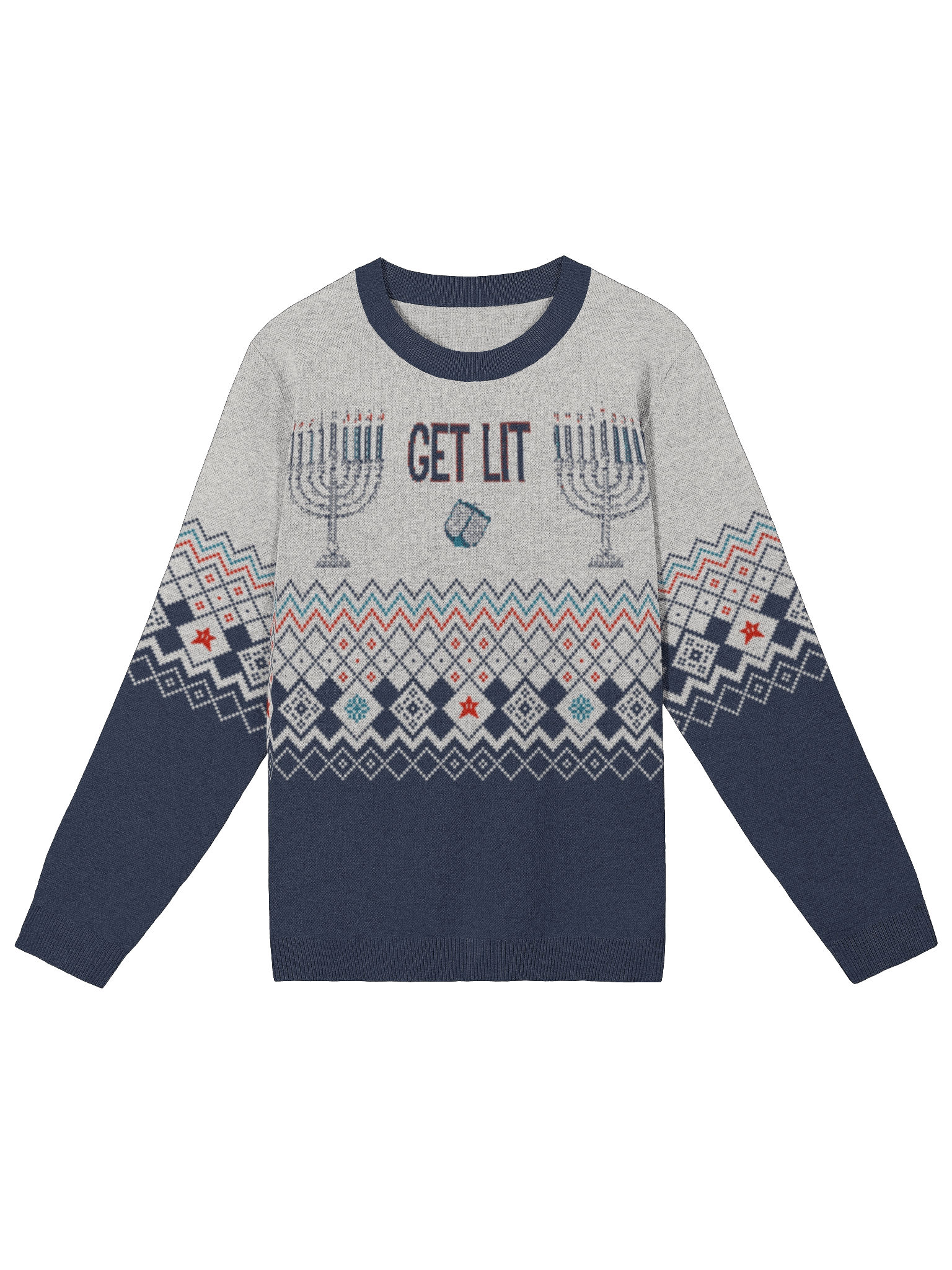 Get Lit (Chanukah Sweater) product image (4)
