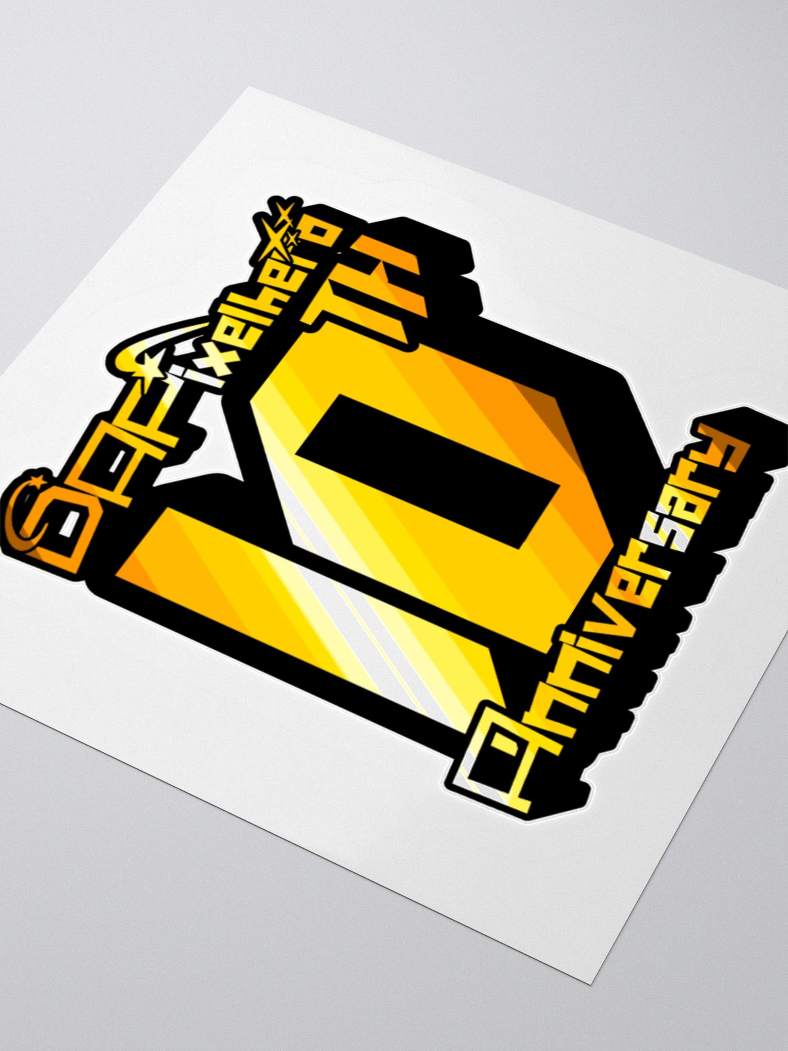DAPixelhero - 10th Anniversary Logo Die Cut Sticker (LIMITED EDITION) product image (9)