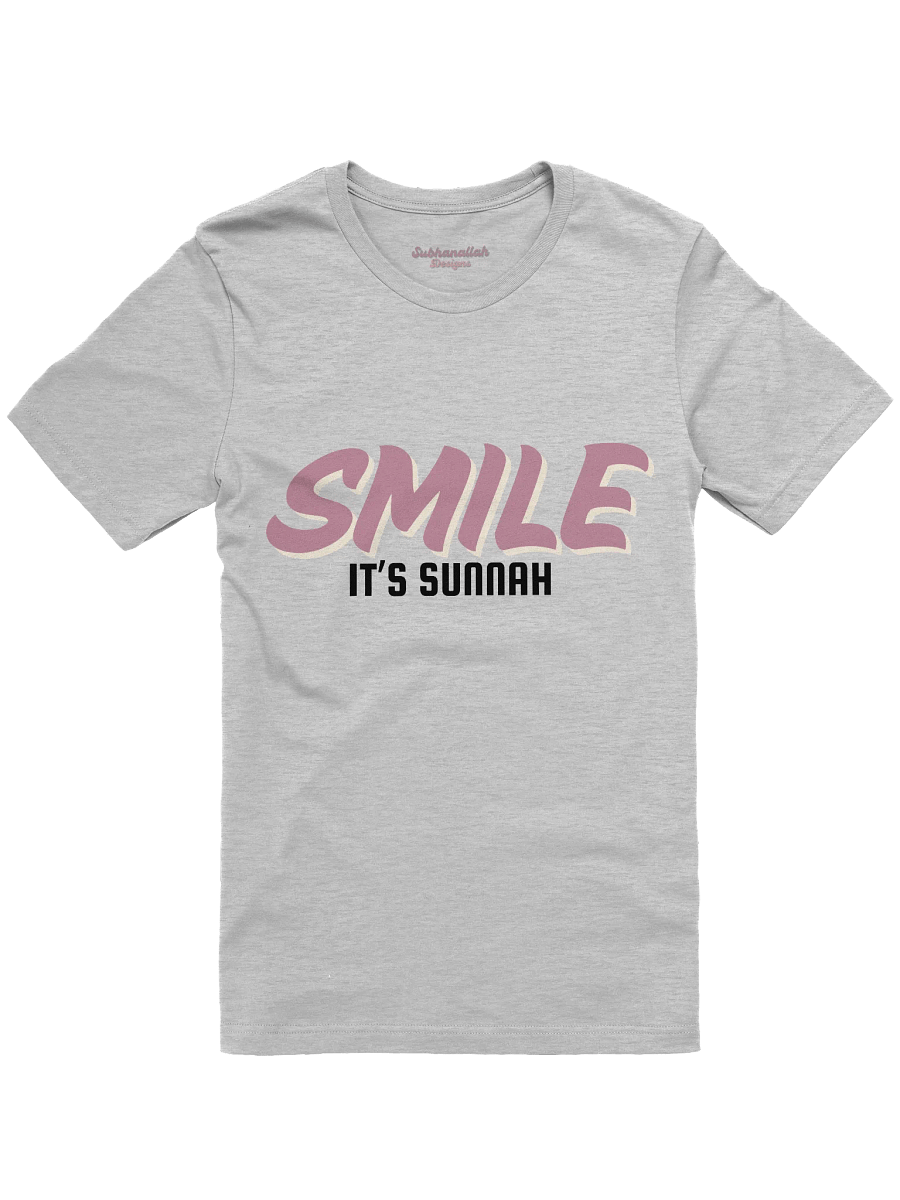 Light "Smile It's Sunnah" T-Shirt in Dusty Rose product image (7)