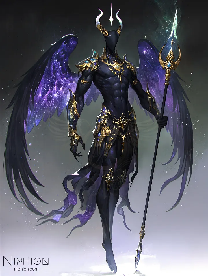 High-Resolution Digital Art – Nebula Archangel, Character Design #18 product image (1)