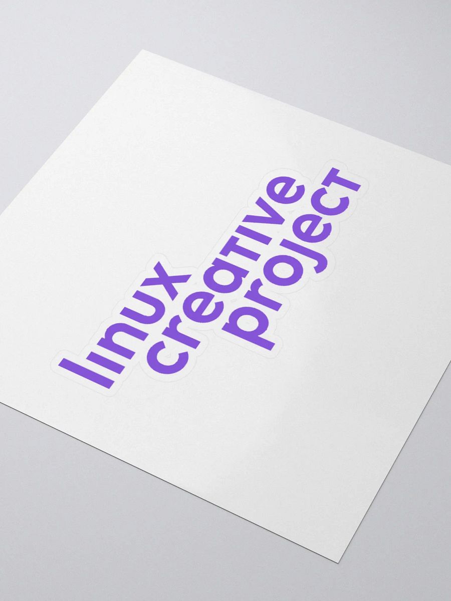 Linux Creative Project Sticker (violet) product image (9)