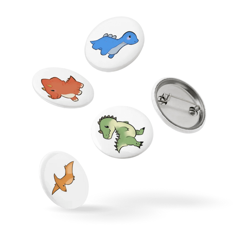 Birthday Dino Badges product image (14)