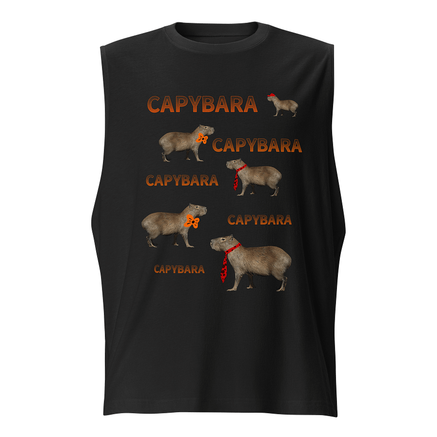 Capybara Chic Muscle Tank product image (1)