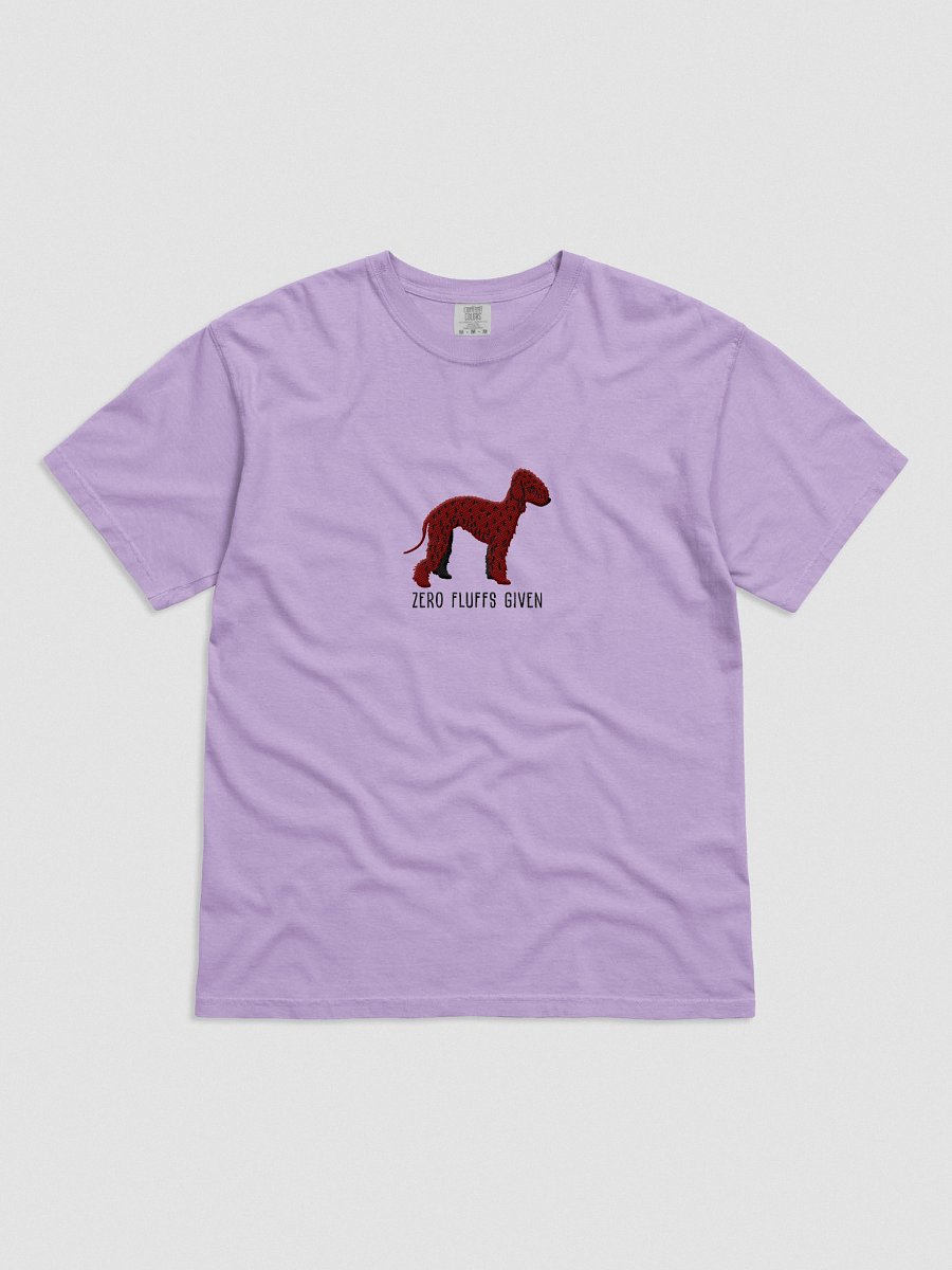 Zero Fluffs Given T-Shirt(Embroidered) of a Bedlington Terrier(Chocolate) product image (41)