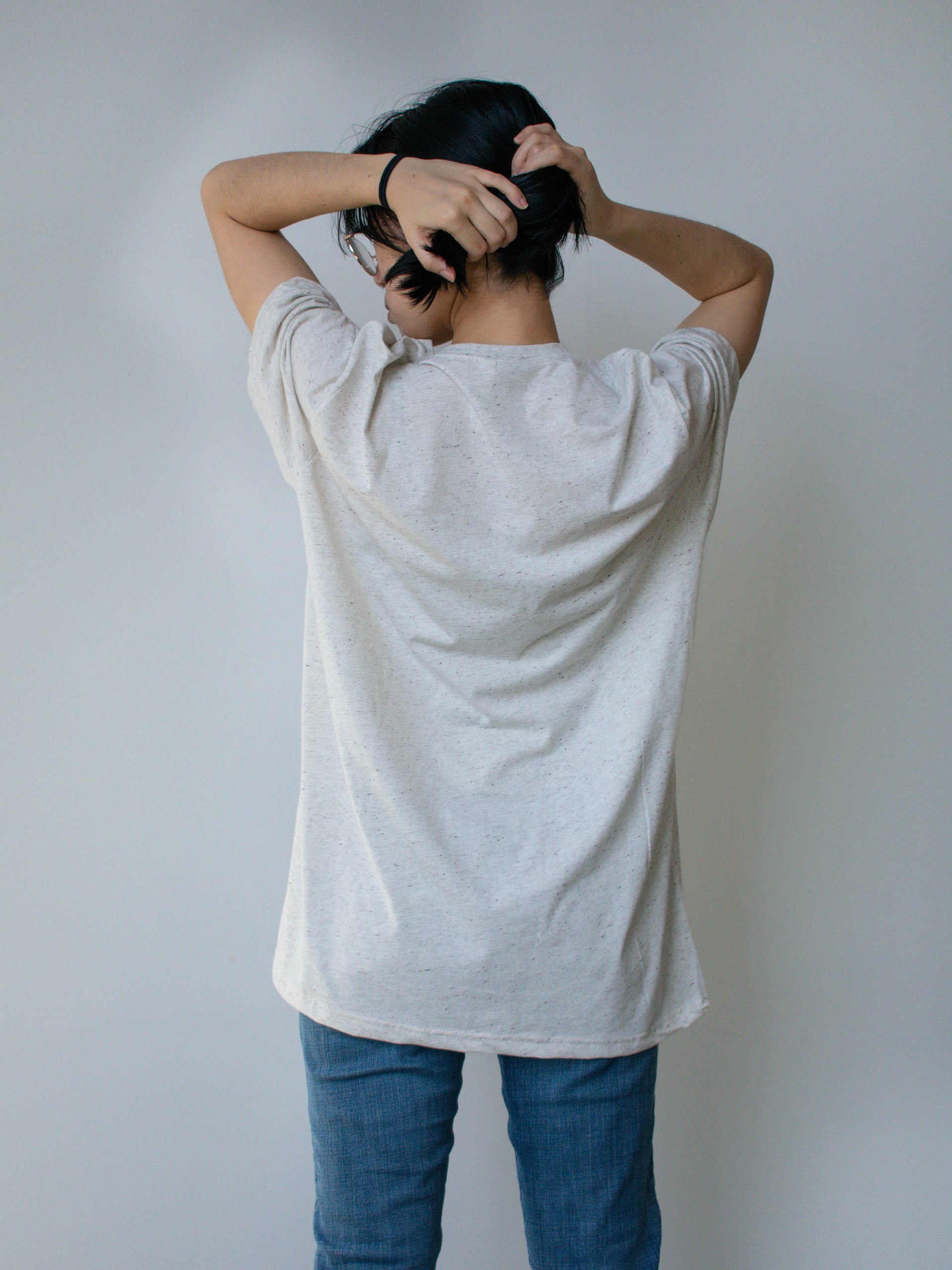 Rice Ball Triblend T-Shirt - (Oatmeal) product image (2)