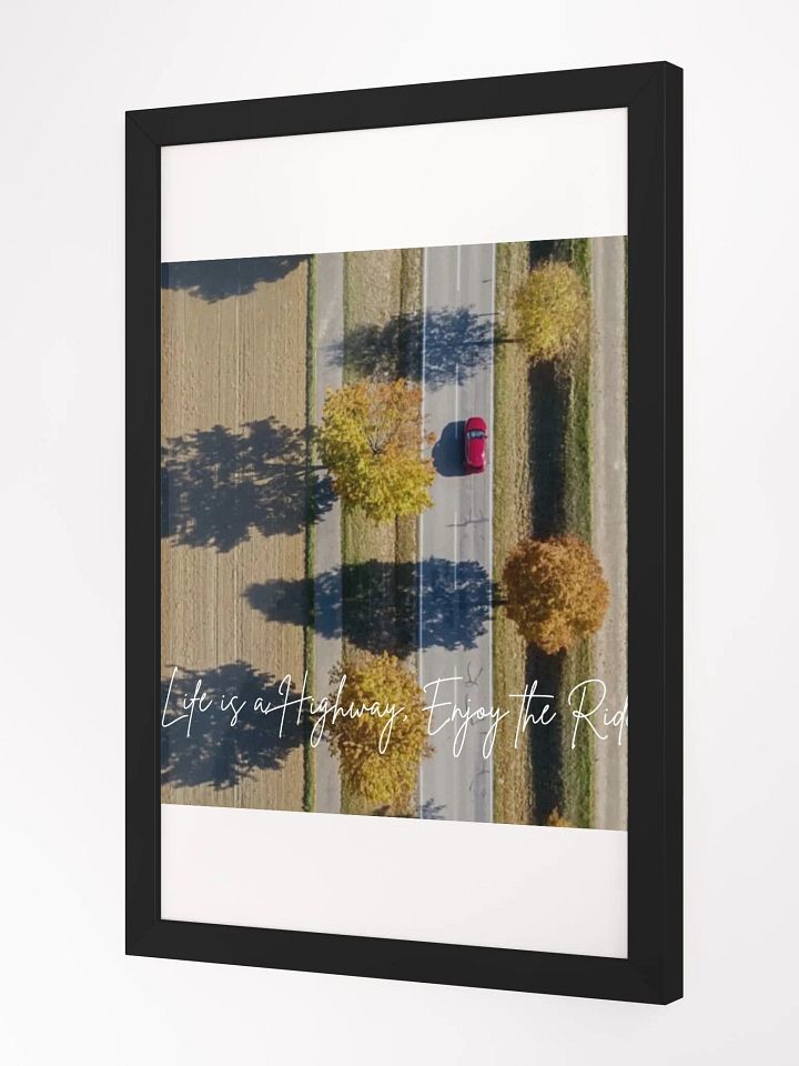 Wall Art Car Ride Framed High-Quality Matte Poster (in) product image (2)