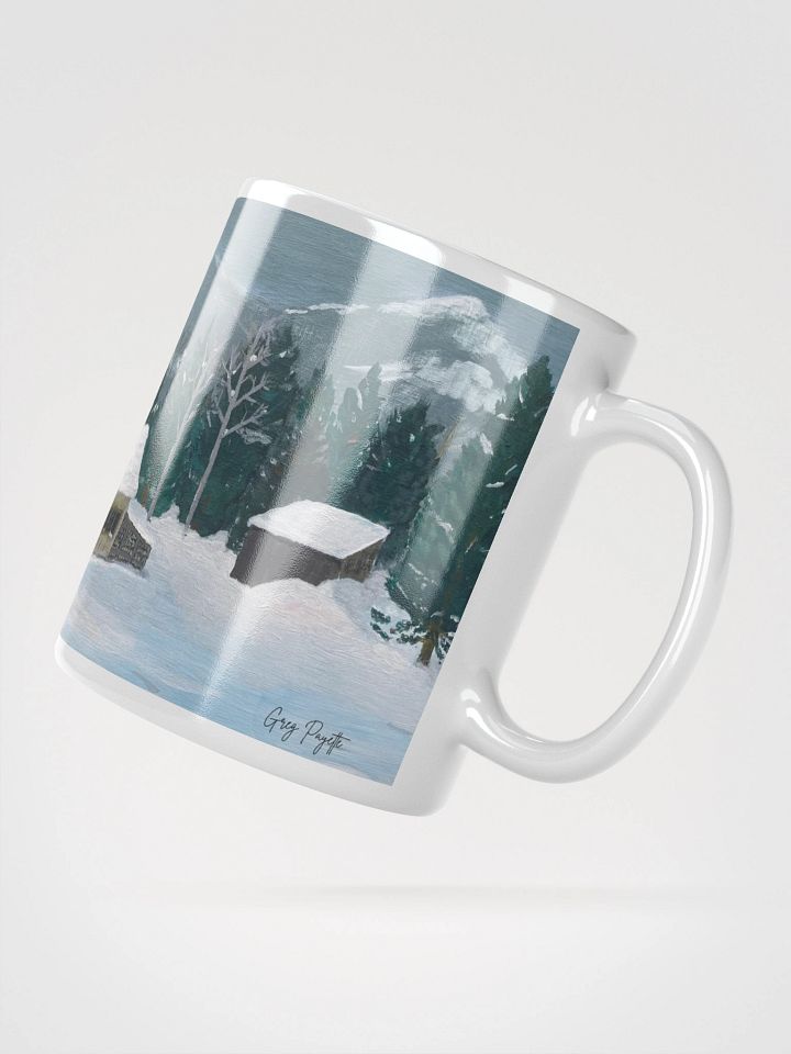 A Cozy Winter Mug – Painting by Greg Payette (with poem excerpt) product image (4)