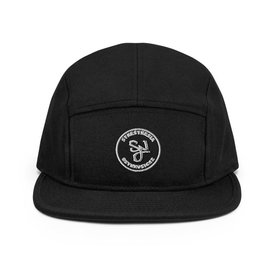 Syn White Circle Black CottonBack Hat product image (2)