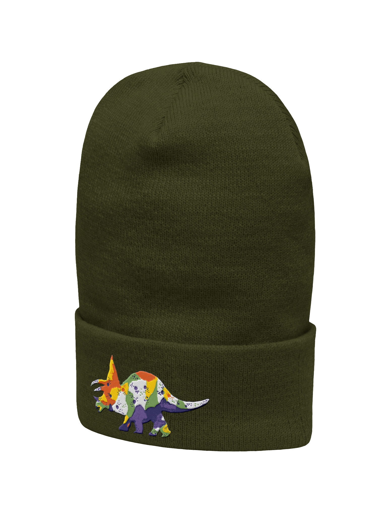 Trusty Triceratops Watercolour Beanie product image (3)