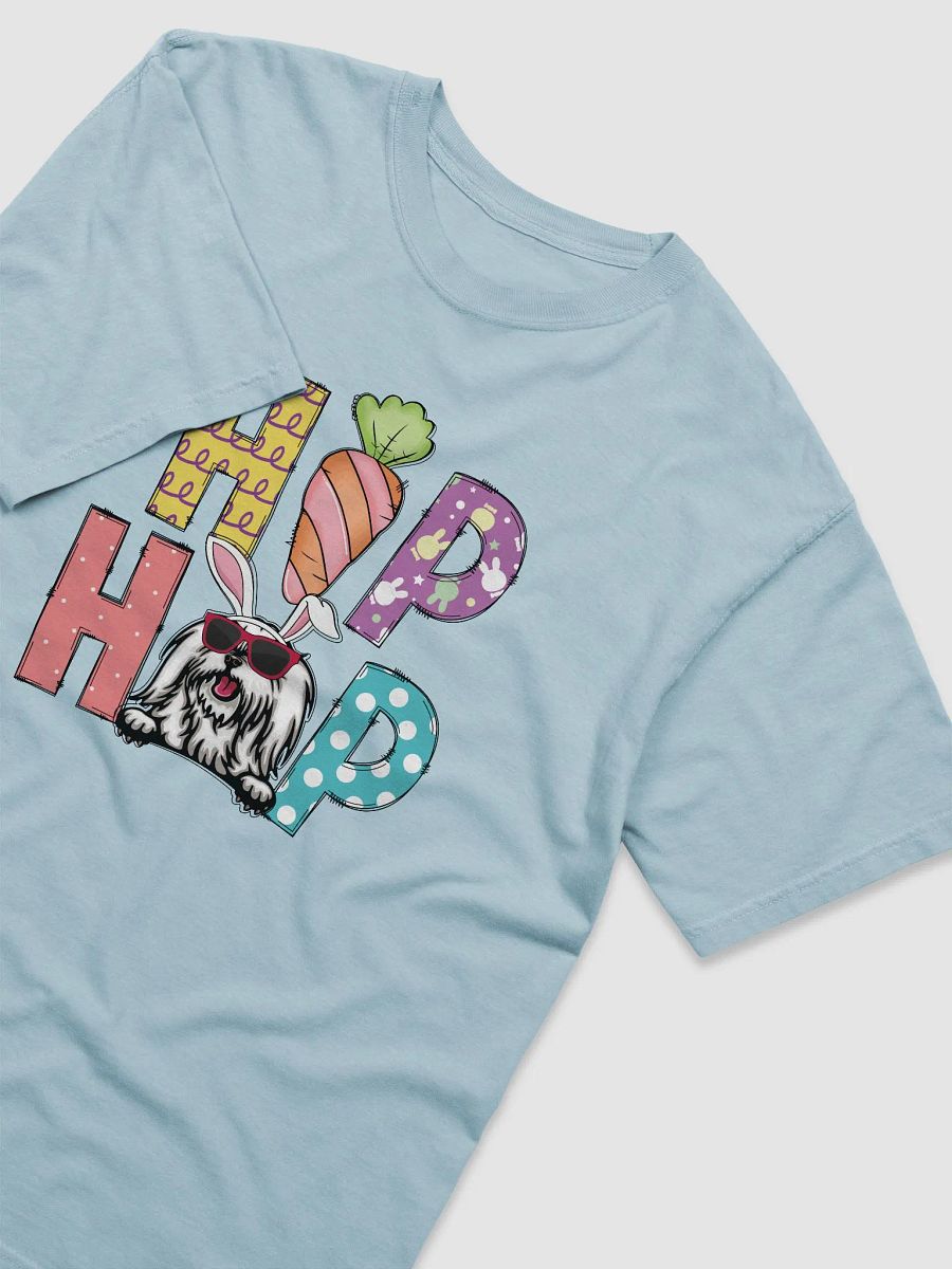 Hip Hop Easter Maltese T-Shirt | Cute Easter Day Maltese Wearing Bunny Ears and Sunglasses product image (8)