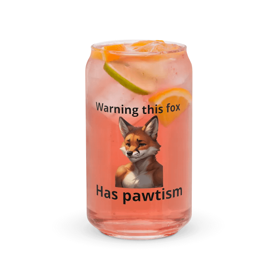 Foxy pawtism glassware product image (37)