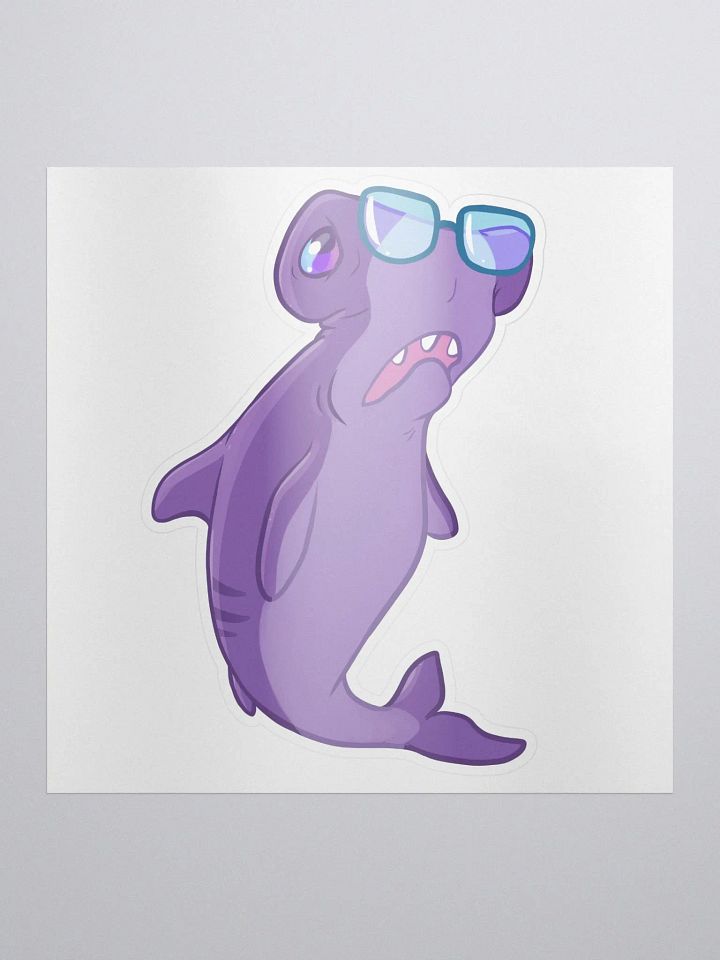 Glasses Shark Sticker product image (2)