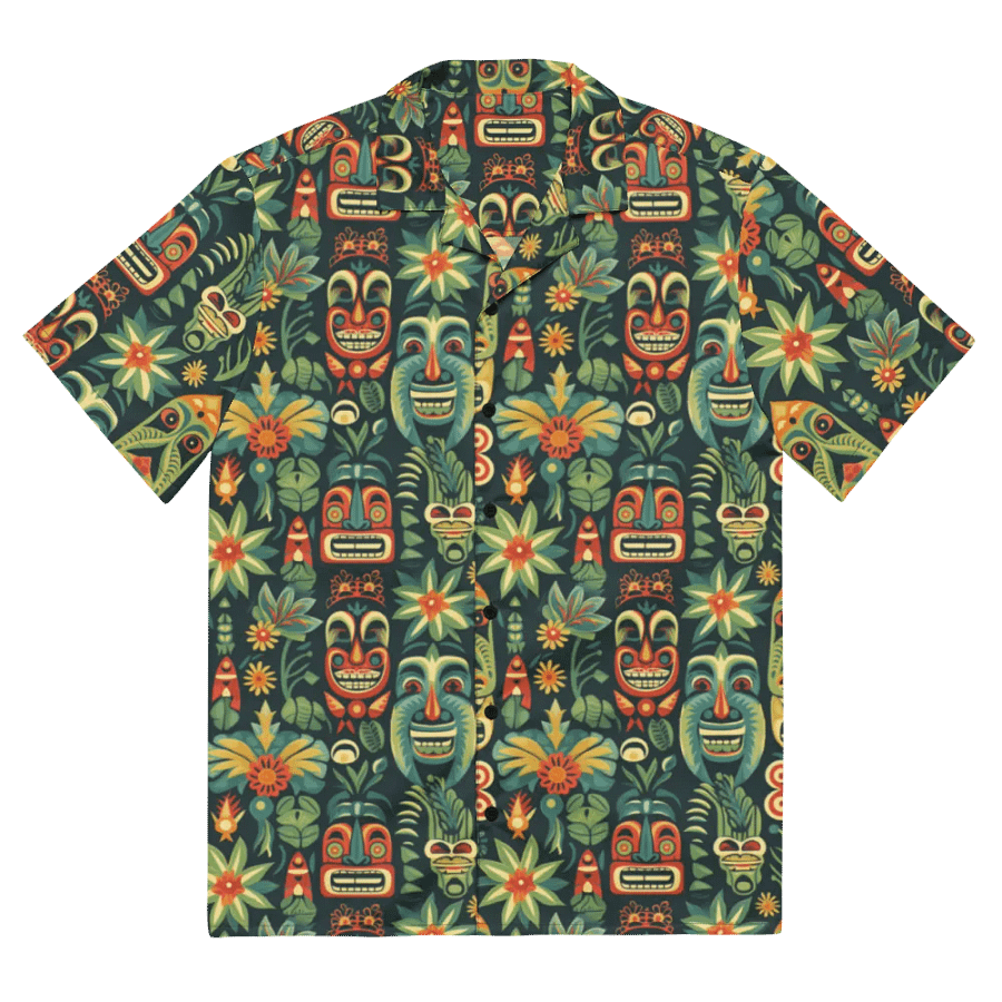 Tiki Tribal Hawaiian Shirt product image (3)