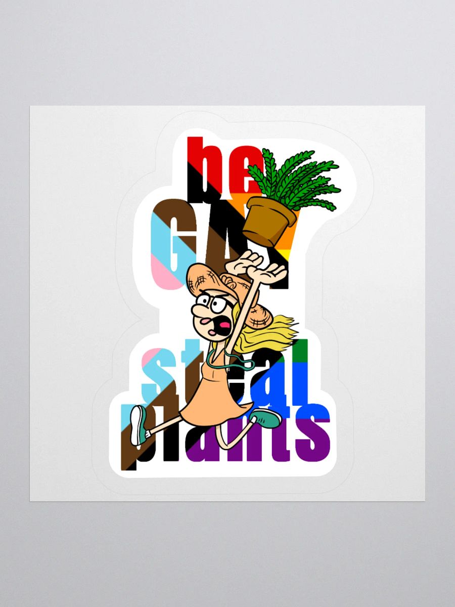Fern Girl (Rainbow) Sticker product image (1)