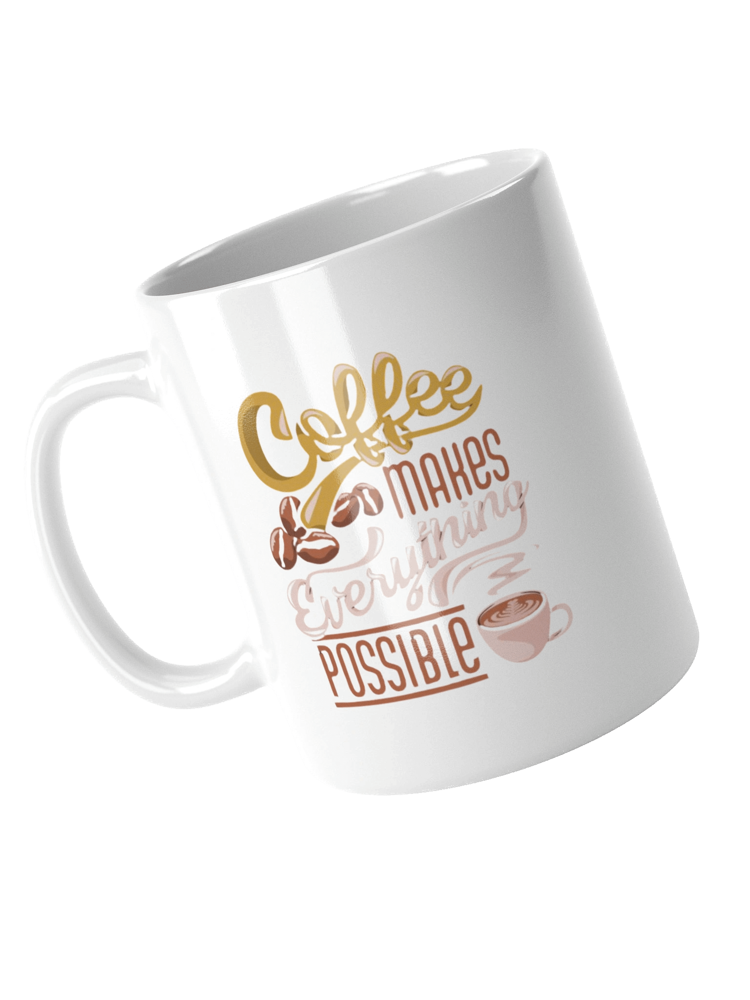 Coffee Inspiration White Glossy Mug product image (4)
