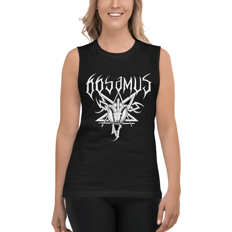 66Samus muscle tank (b&w) product image (5)