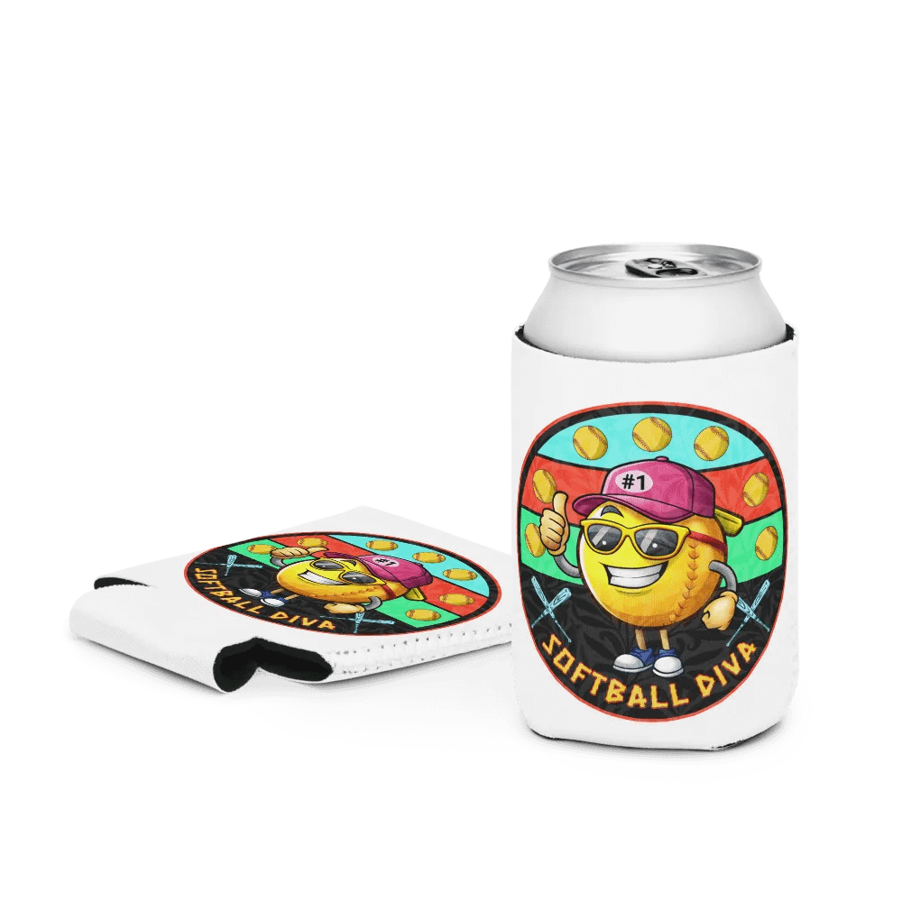 Softball Diva Can Cooler product image (3)