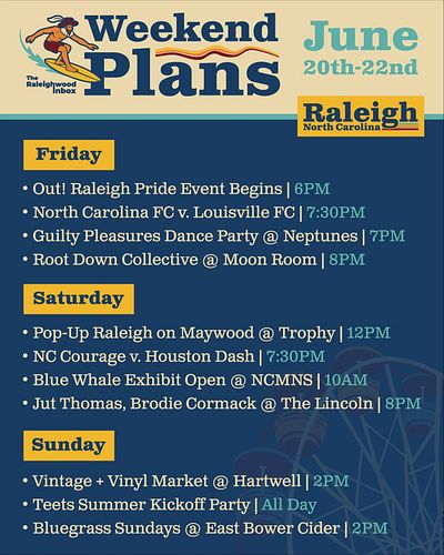 Big weekend ahead! Who's going to some music or a game? 👀

Also, shout-out to @brodiecormackband for the tunes in today's pos...