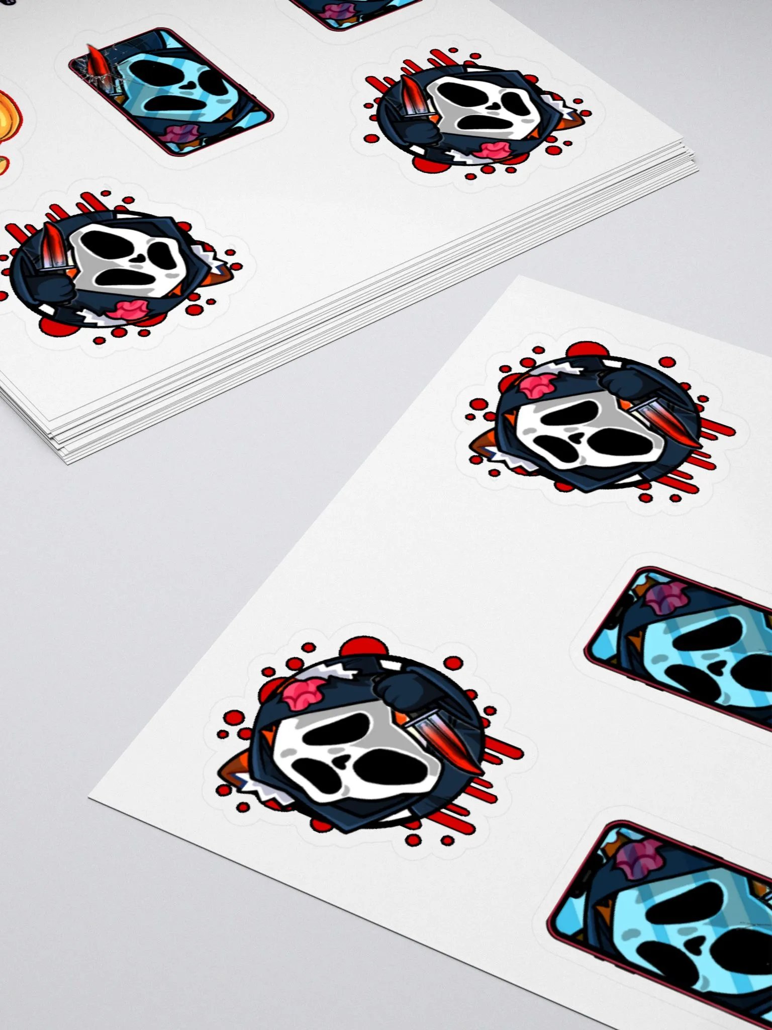 UndeadRed Halloween Sticker Pack product image (4)