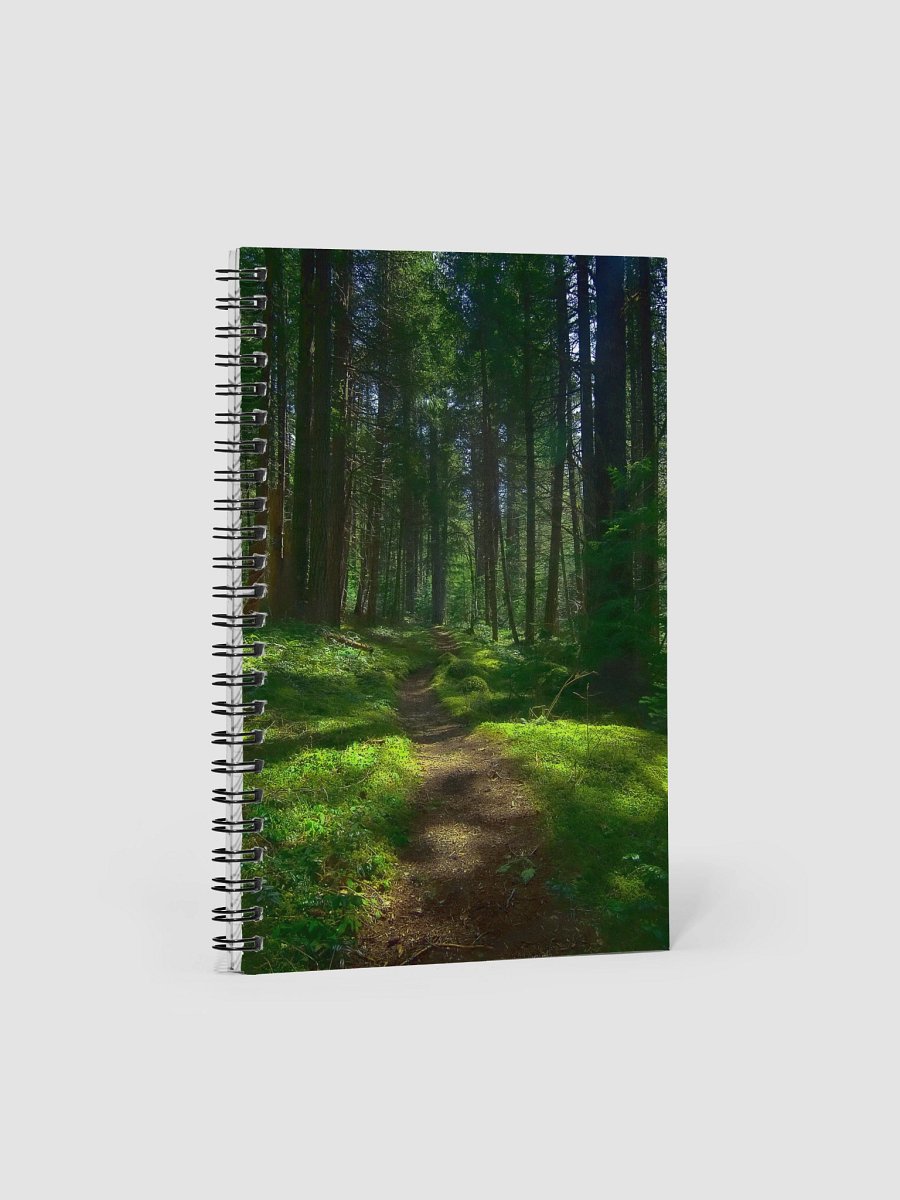 Lower Dungeness Trail Timber sun lighting Spiral Notebook product image (1)