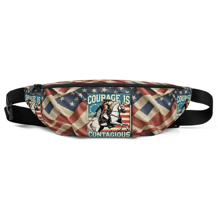 Patriotic Courage All-Over Fanny Pack product image (1)