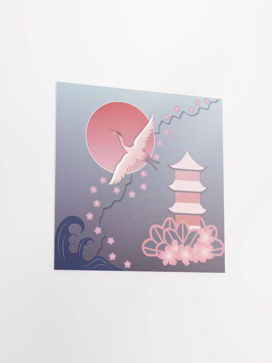 Pink Cranes Poster product image (11)