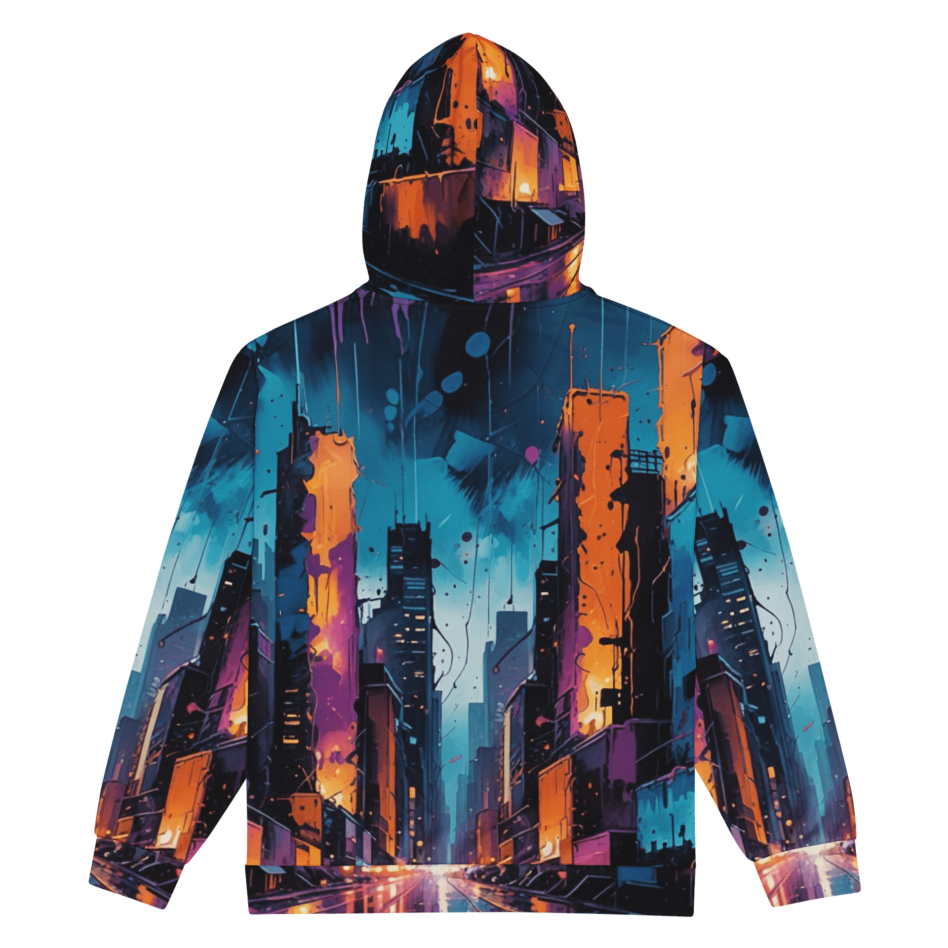 Abstract City 1 Unisex Hoodie product image (2)