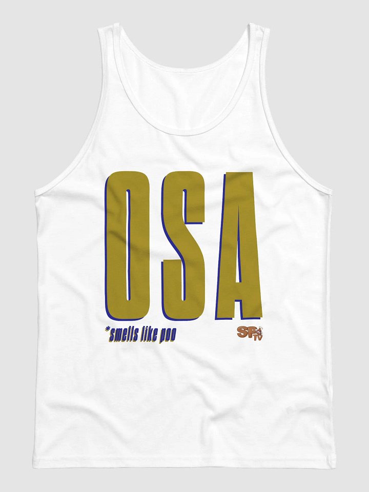 OSA Agent Bella+Canvas Jersey Tank (White) product image (1)