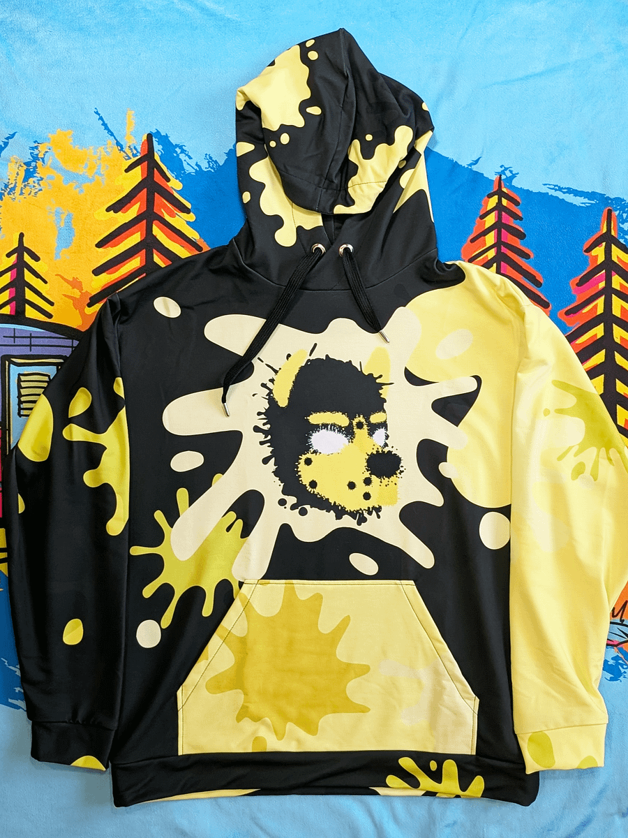 Chaos Splatter Hoodie - Yellow product image (1)