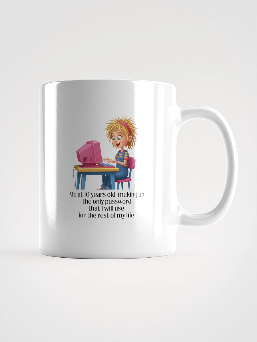 Retro Password Meme Mug | Funny 90s Nostalgia Coffee Cup product image (1)